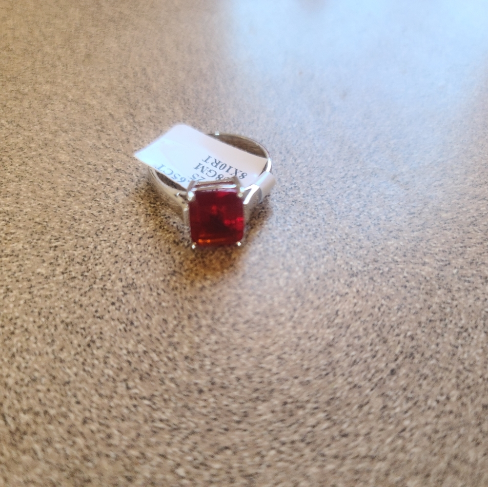 Lab Created Ruby Ring
